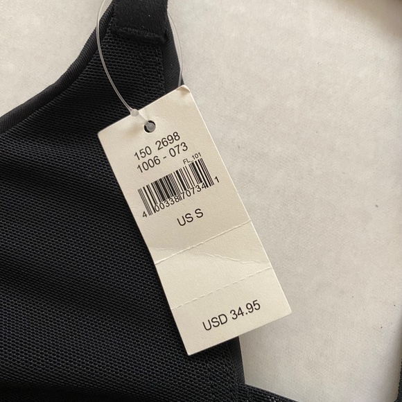 NEW Aerie Offline Shine Racerback Sports Bra Black Small - Picture 12 of 15